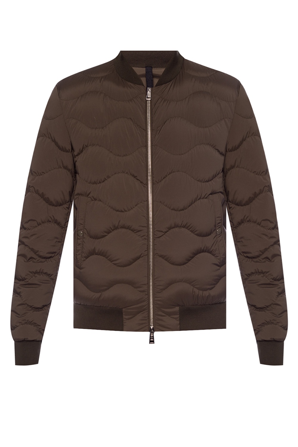 Moncler quilted bomber outlet jacket